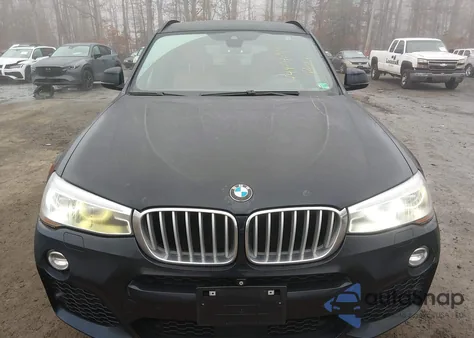 2015 BMW X3 xDrive35I z USA, uszkodzony, nr VIN 5UXWX7C56F0K33166